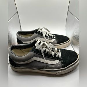 Black and grey old skool VANS W9.5/M8